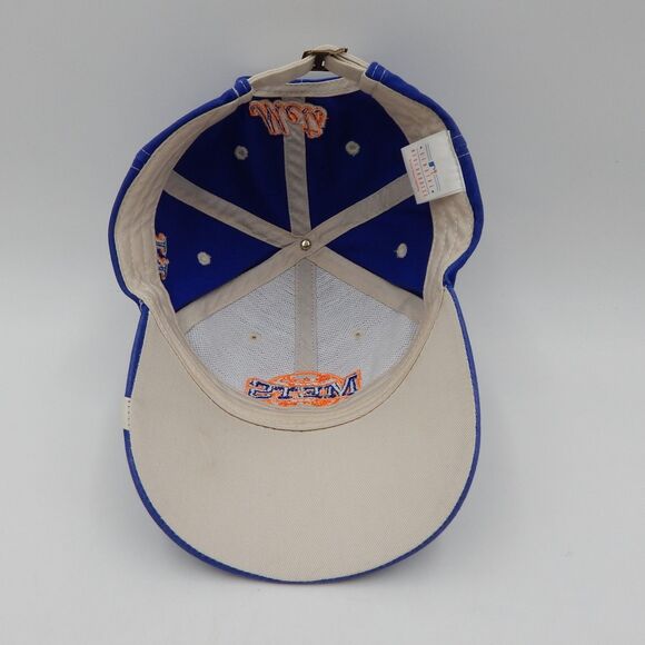 New York NY Mets Hat Baseball Cap Adjustable Strapback Blue Embroidered Logo - Picture 13 of 13